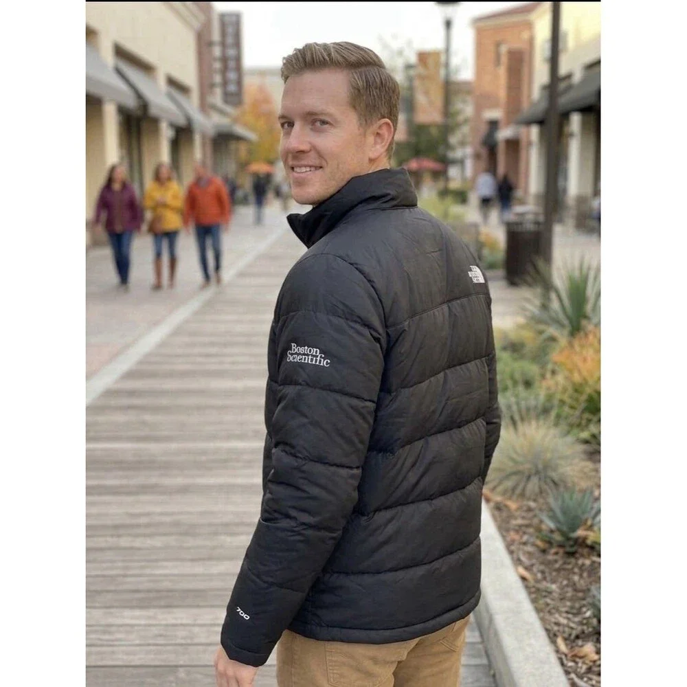The North Face Men XXL Junction Insulated Puffer Jacket Boston Scientific NWOT